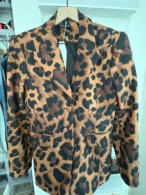 NWT!!! Naked Wardrobe Leopard Print Romper